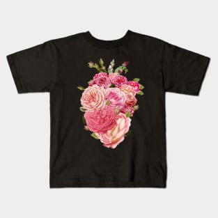 Mother’s Heart Roses by Tobe Fonseca Kids T-Shirt